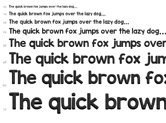 Doctor Garcia font waterfall